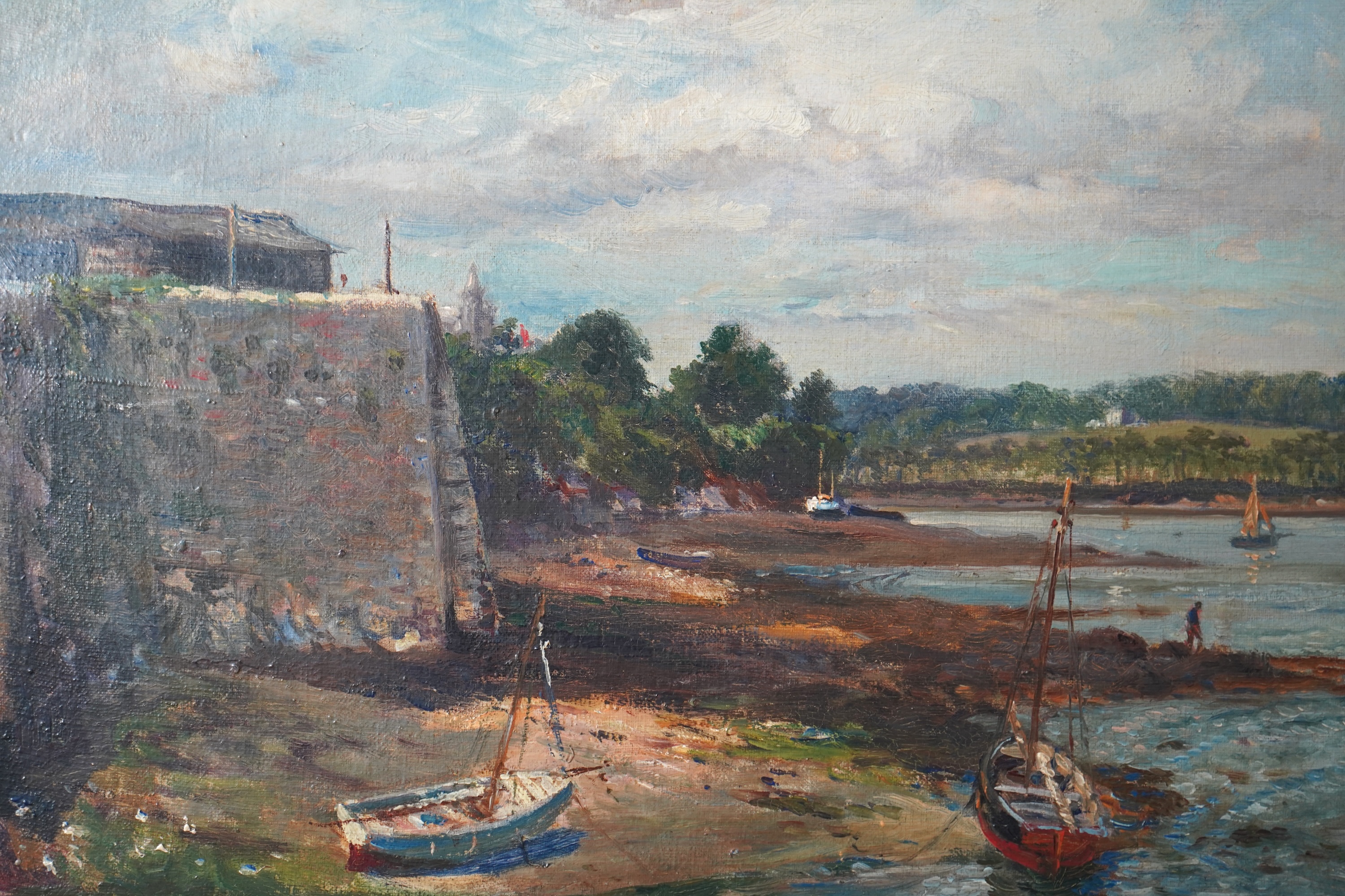 Bernard Finegan Gribble, 1872-1962, 'Antony House, Torpoint' and 'The Tamar'